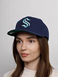 Бейсболка MITCHELL NESS арт. HHSS5370-SKRYYPPPNAVY Seattle Kraken NHL (темно-синий)